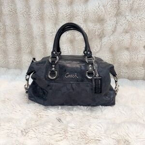 Coach Black Satchel Bag